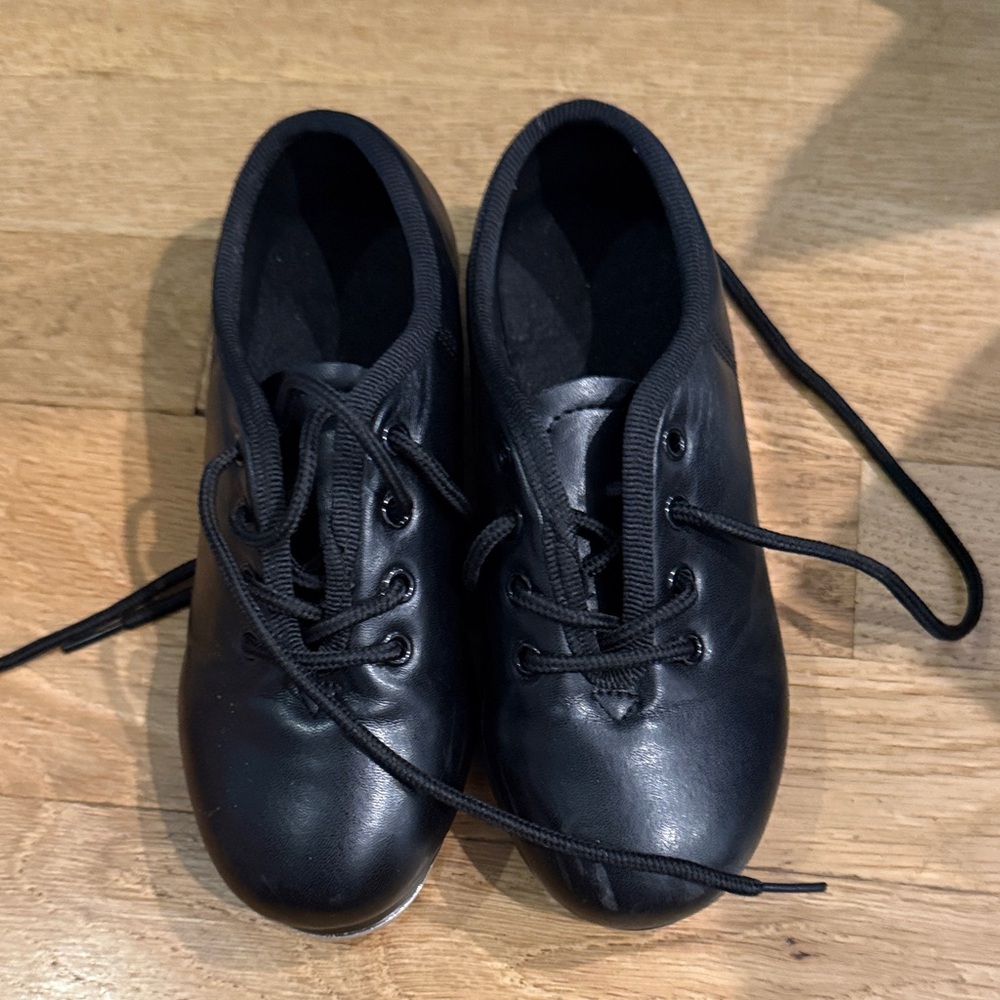 Classic Black Kids tap Shoes